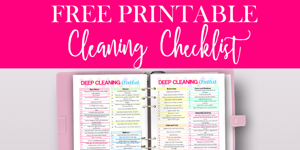 Free Cleaning Chart Printables