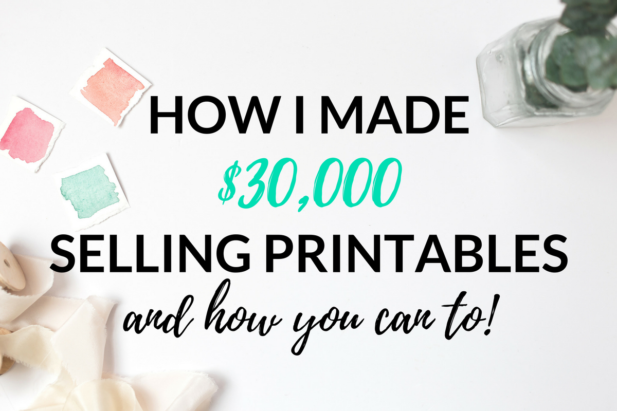 How To Make Money Selling Printables - Paper del Sol